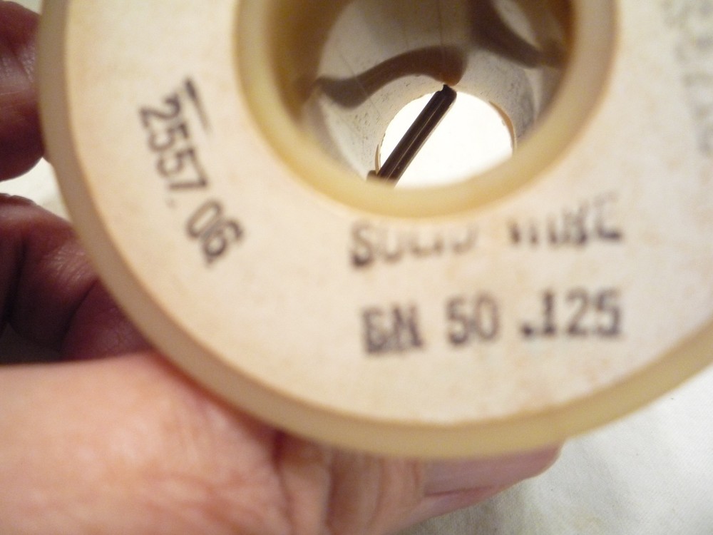 Gardiner 50% SN Solid Wire Solder 16 OZ, Solid 0.125