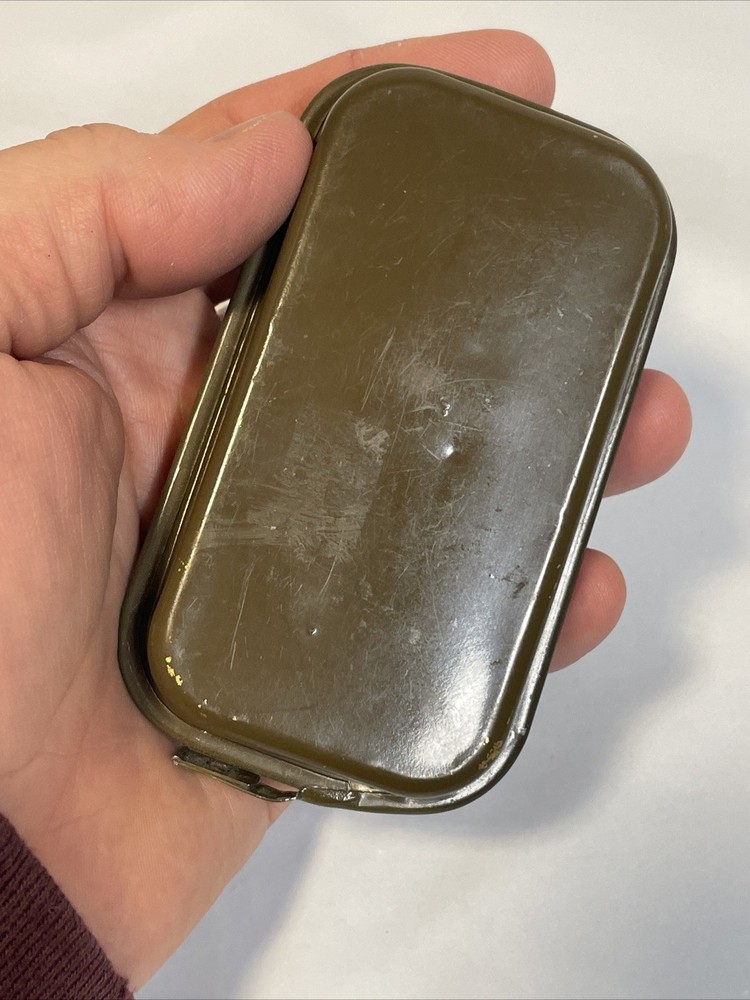 WWII US Army Infantry Medic First Aid Carlisle Bandage Tin Web Kit NICE Late War