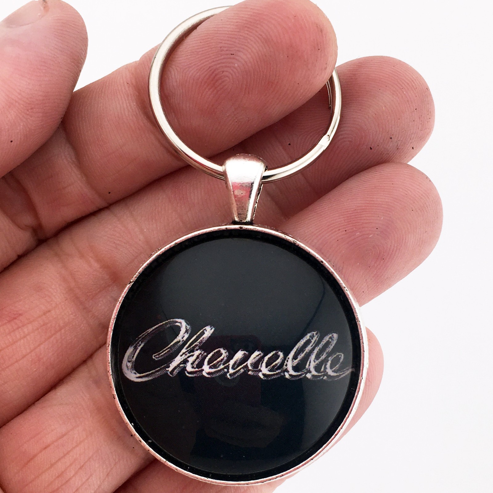 1968 Chevrolet Chevy Chevelle Chrome Badge Emblem Logo Keychain