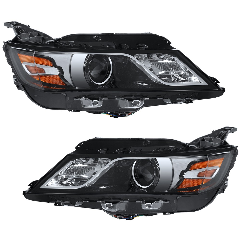 Headlights Assembly Fit For 2014-2020 Chevy Impala Halogen Pair (Left+Right)