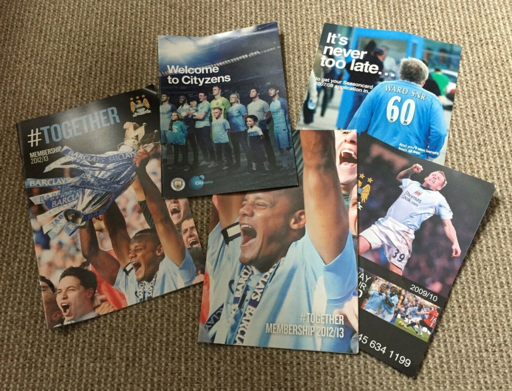 MANCHESTER CITY Various Promo Leaflets & Posters.