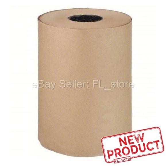 Brown Kraft Paper 12" x 720 Feet Roll 50 lbs Basis Weight Packaging Shipping