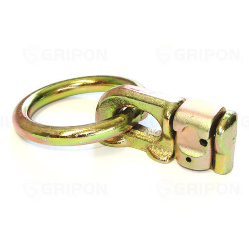GRIPON (Pack of 8) Aluminum L Track Double Stud Fitting with O-Ring Tie Down