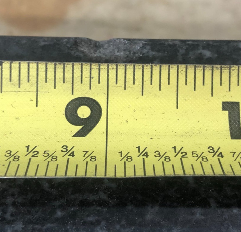 Granite Surface Plate, 12" x 9" x 3", Black