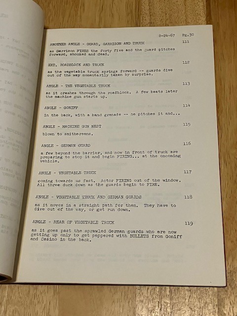 GARRISON'S GORILLAS TV Script The Expendables REVISED FINAL DRAFT August 1967