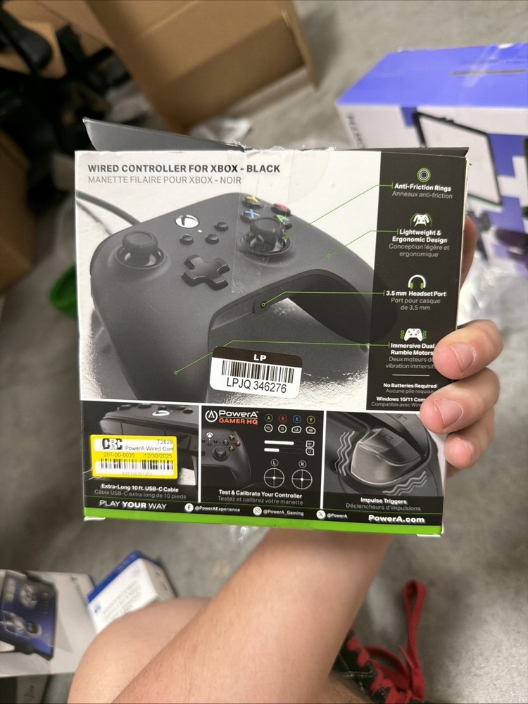 PowerA Enhanced Wired Controller for Xbox One Series X/S - Black Box Damage