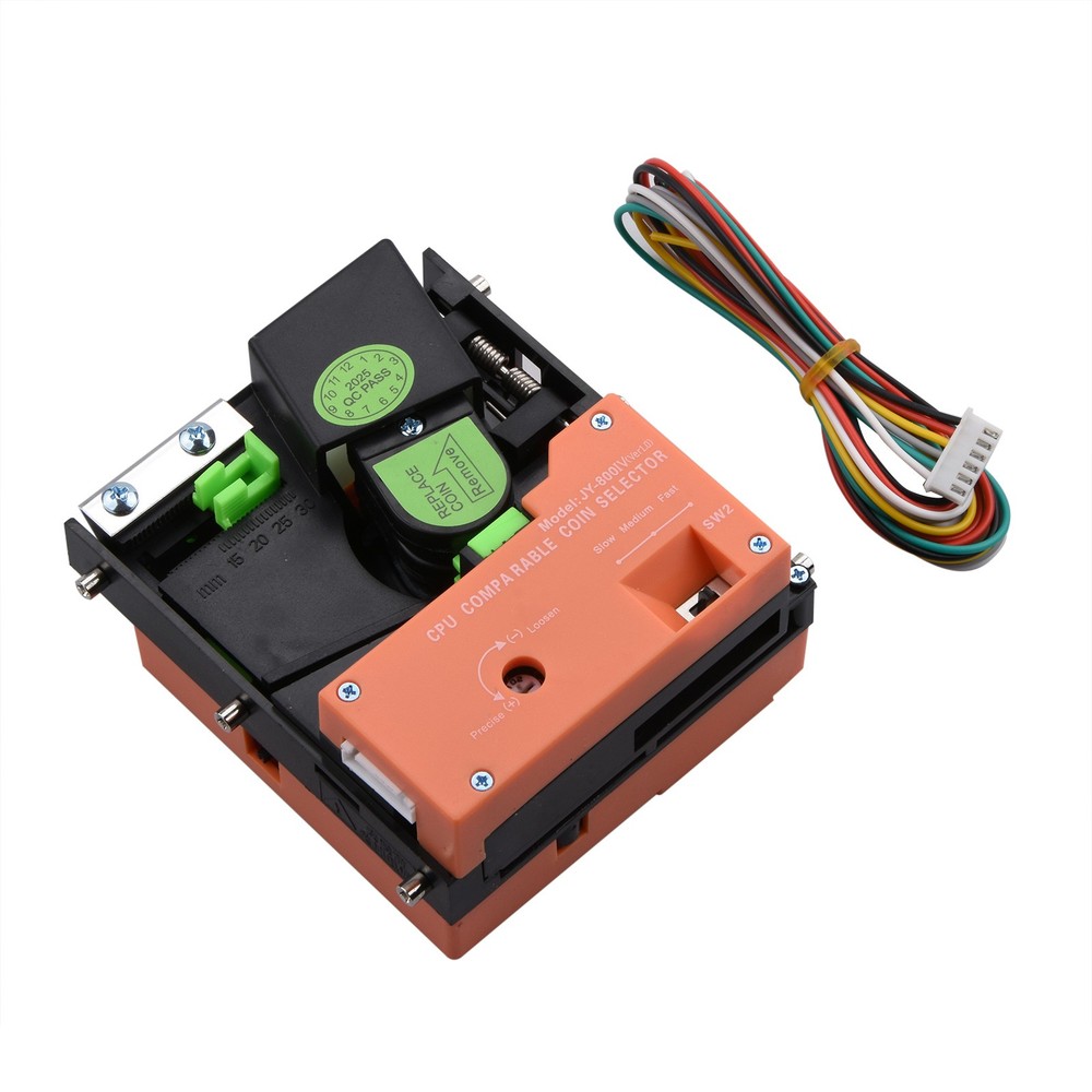 JY-800 CPU Comparable Coin Selector Arcade Token Acceptor For Mechanism Vender