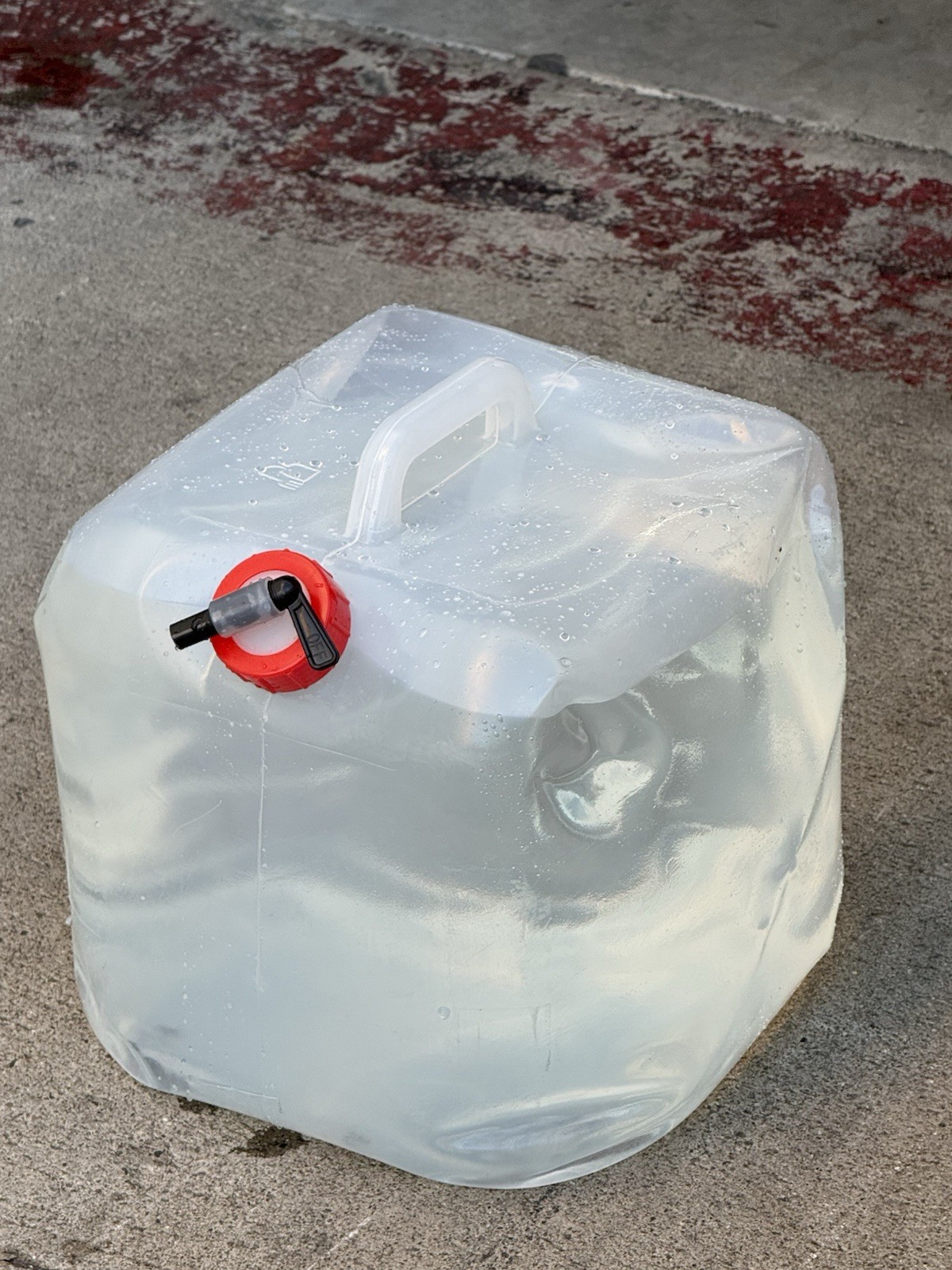 2Pack 10 Gallon Collapsible Water Container Storage Jug w/Spigot Outdoor Camping