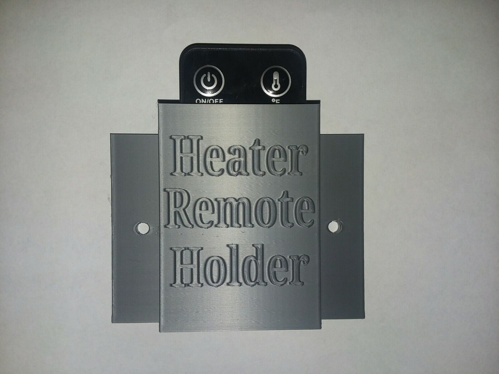 Electric Fireplace Remote Control Holder. Wall mount. 3D Printed.