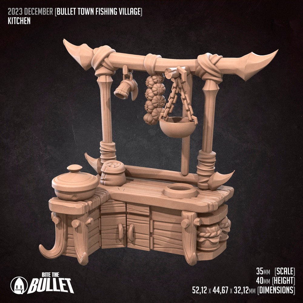 Fishing Kitchen - Terrain - Bite the Bullet - Dungeons and Dragons