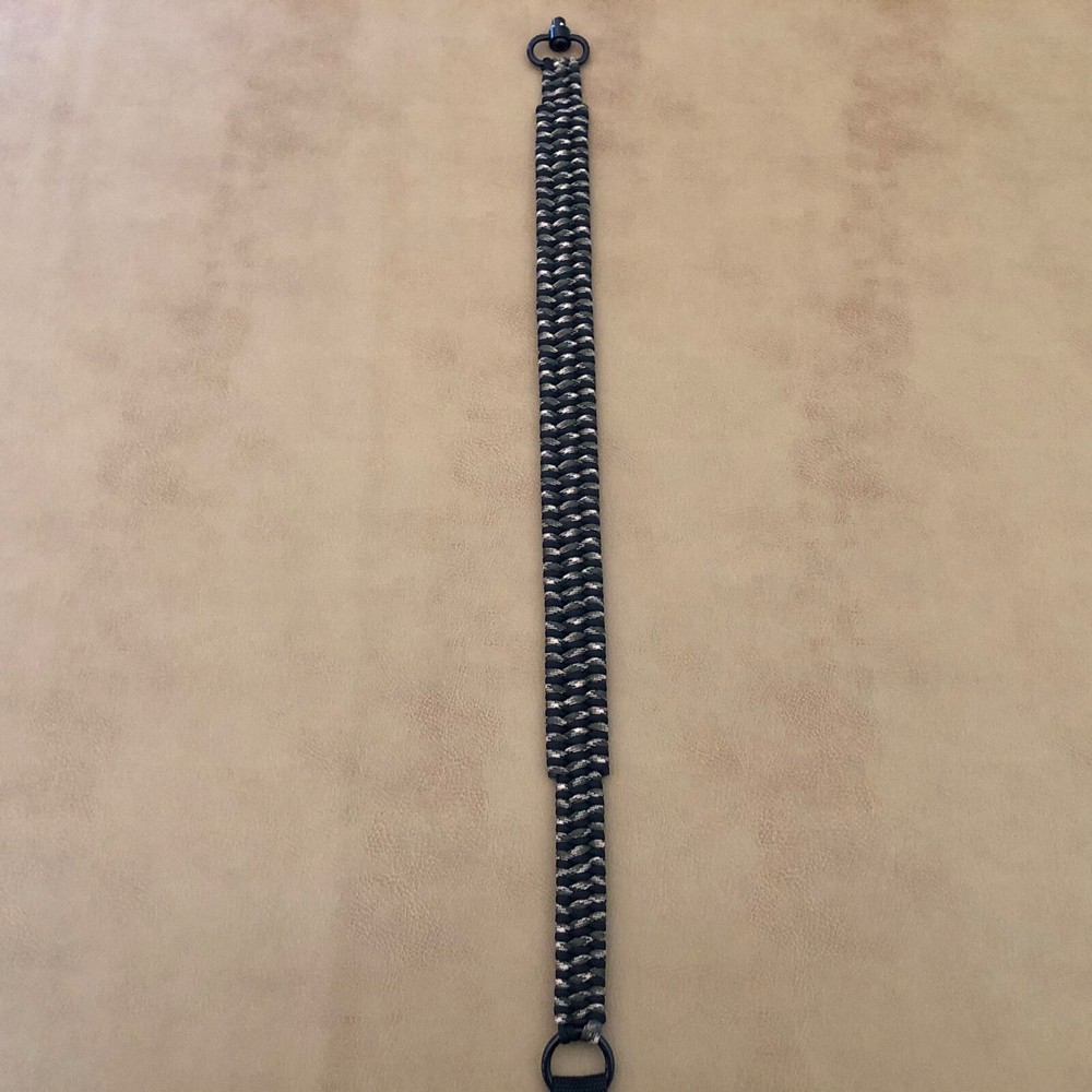 Camo & Black QD Handmade Tactical 2 Point Paracord Gun Rifle Sling Pull Loop