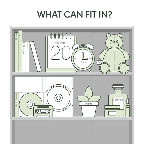 Furinno Basic Book Shelf, 3-Tier Bookshelf, Storage Organizer Bookcase with Open