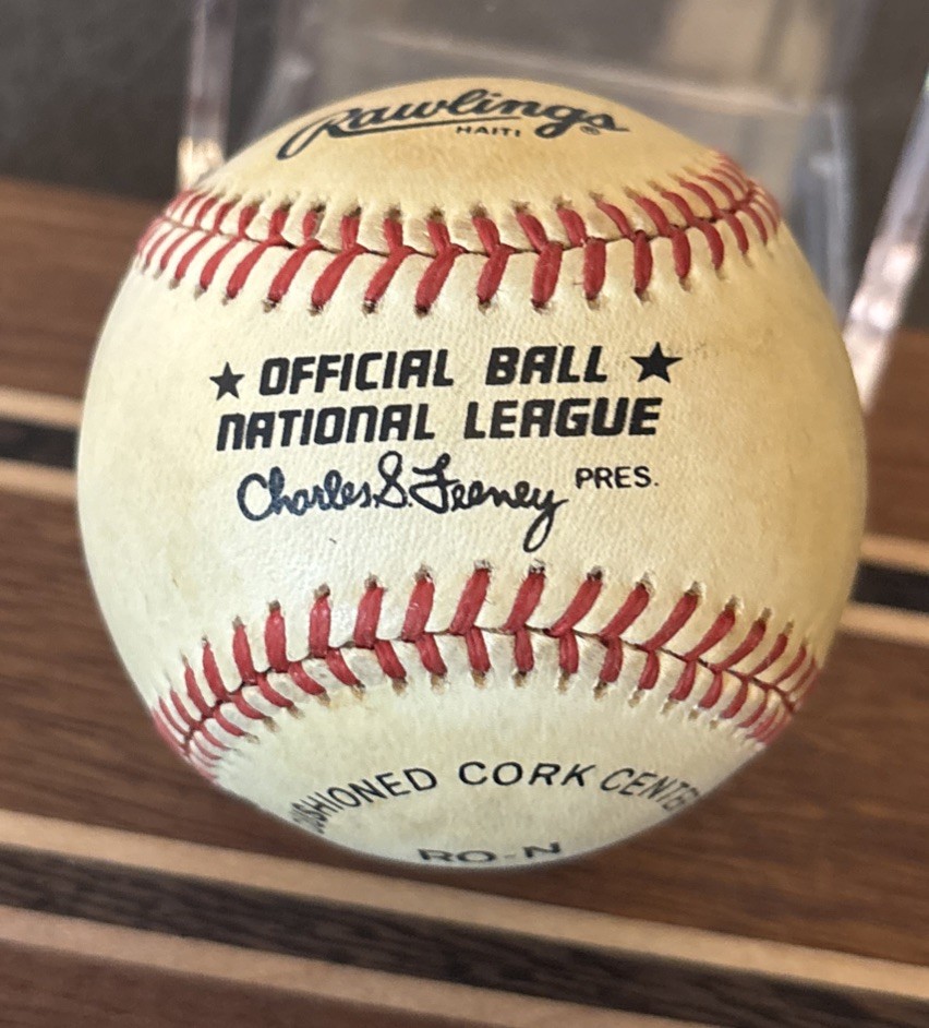 Johnny Briggs Autographed NL Baseball