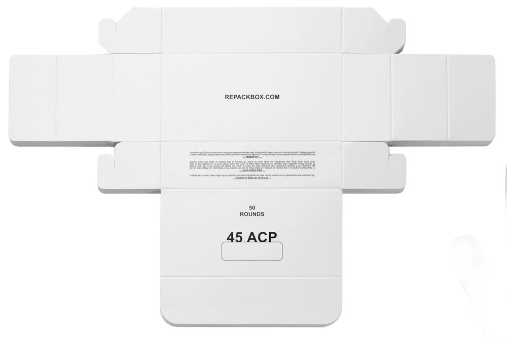 45 ACP - REPACKBOX® 3 SAMPLE BOXES - Military Cardboard Ammo Box