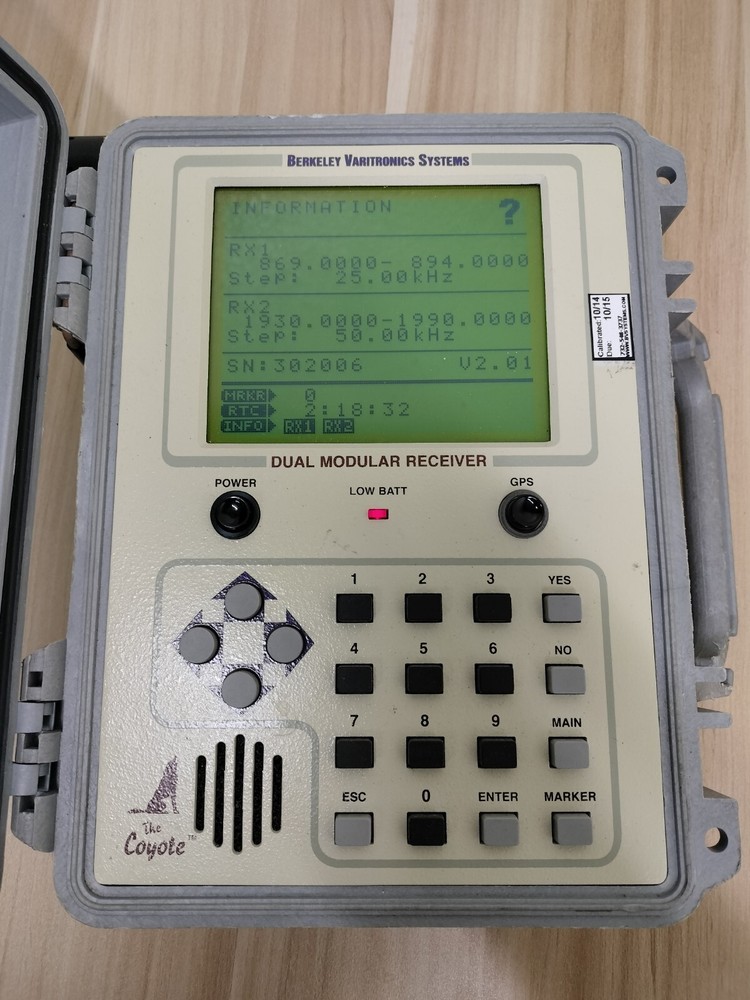 Berkeley Varitronics Systems The Coyote Dual Modular Receiver