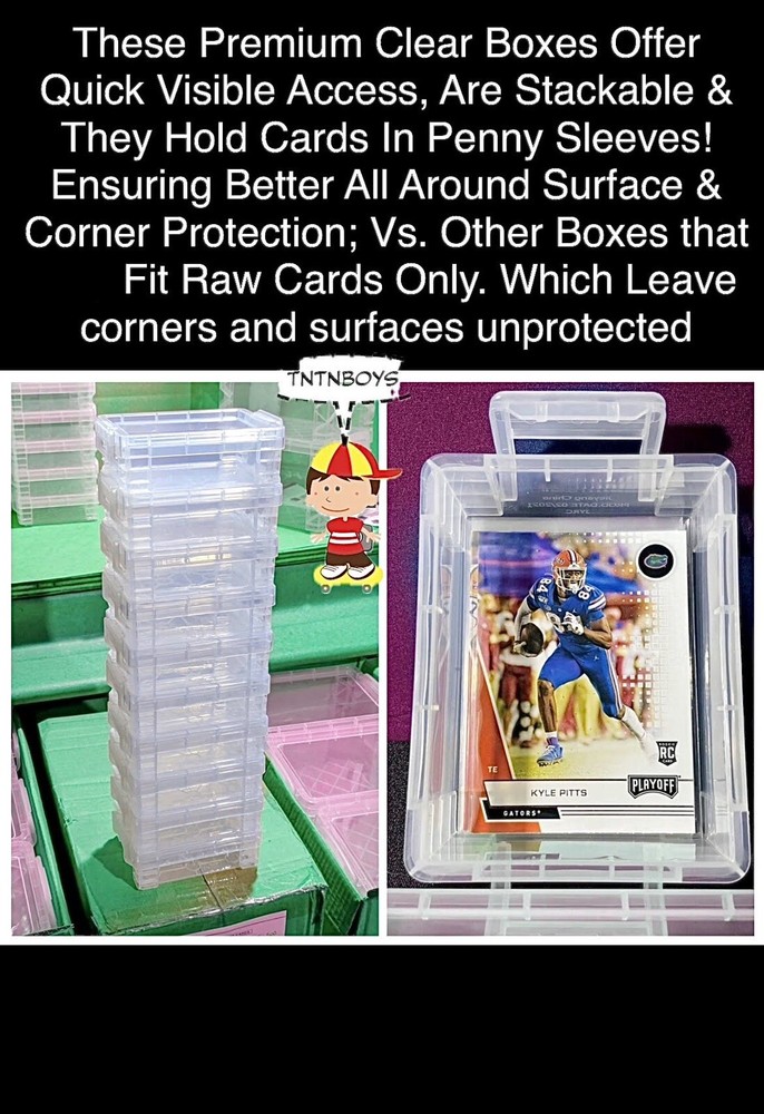 Card Storage Box - For Penny Sleeved Cards🏆 Stackable!