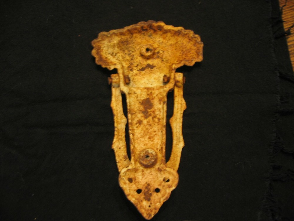 cast iron door knocker flowers