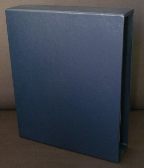 High Quality Deluxe Archival BLUE Slipcase For Supersafe Binder Safe Protection