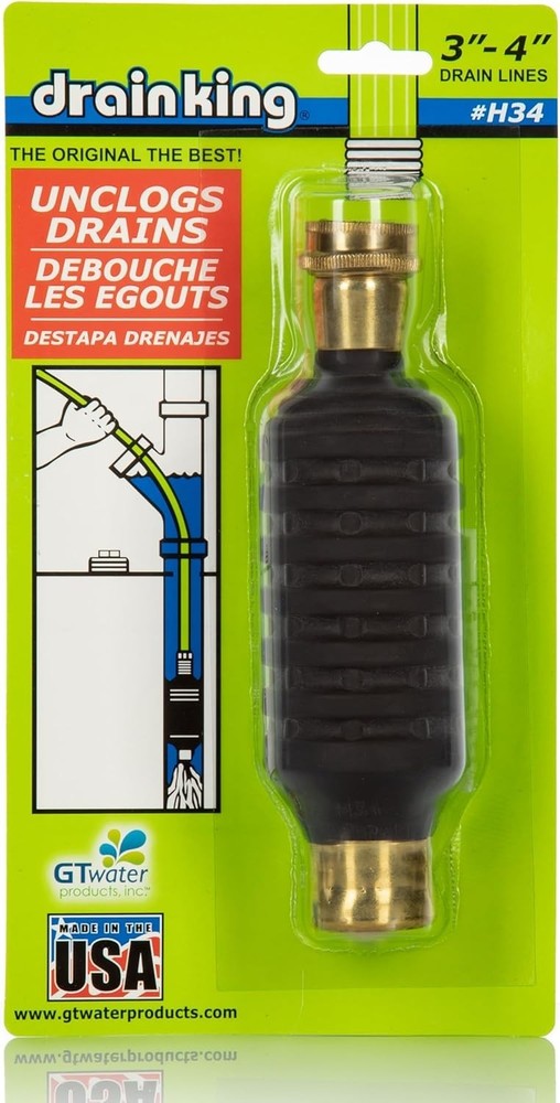 H34 Deck Drain & Main Line Cleaner