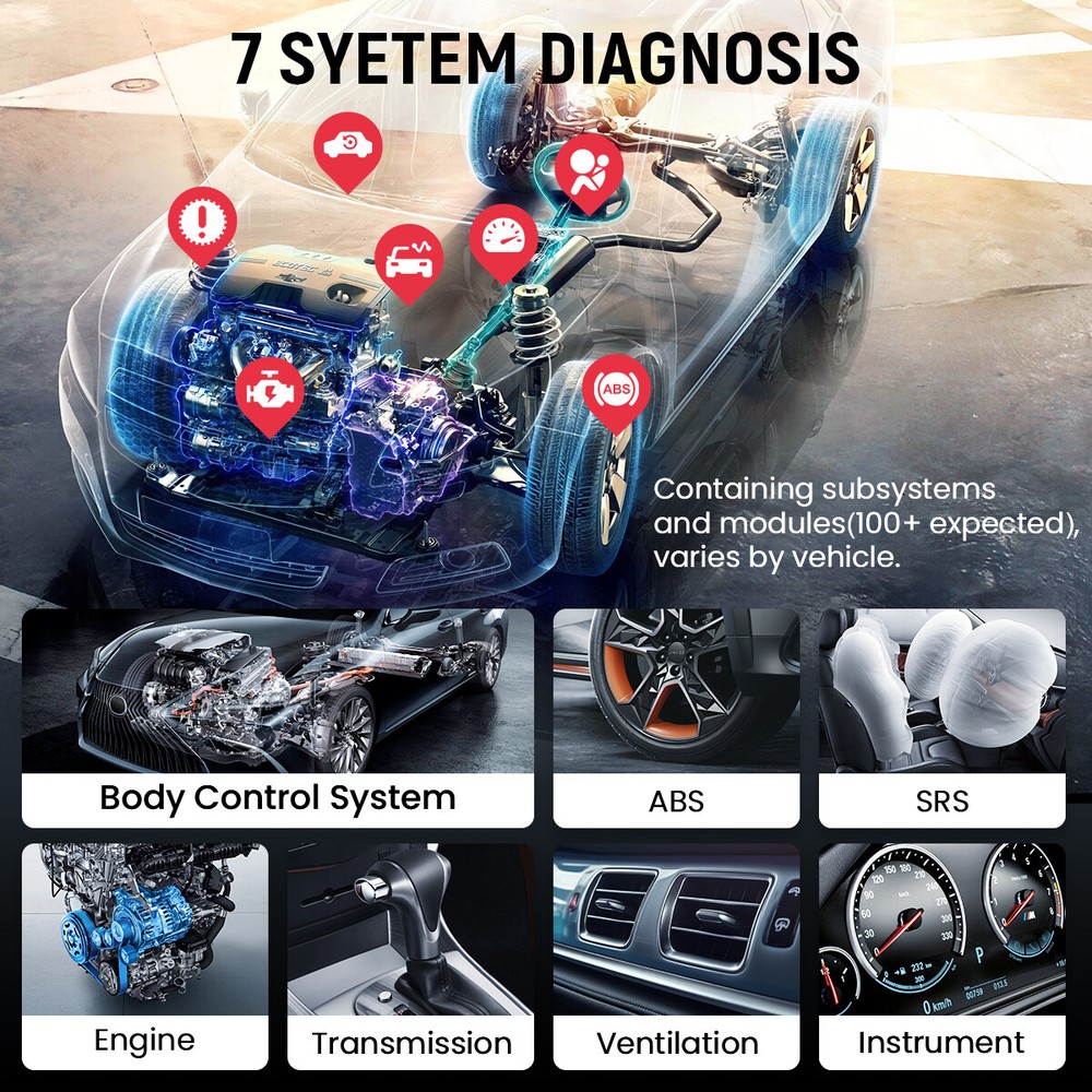 Thinkscan Plus S7 Automotive Fault Code Reader OBD2 Scanner Diagnostic Tool