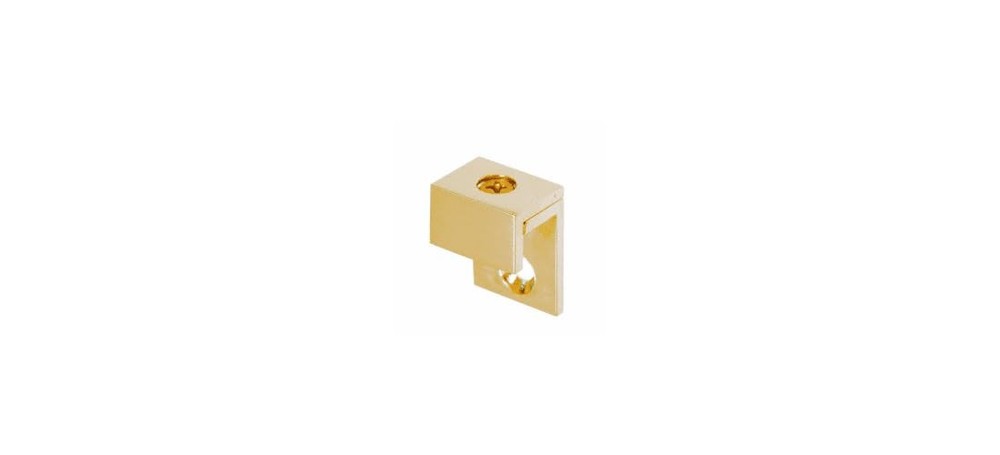 CRL Brass 5/8" Wide Mirror Clip Set