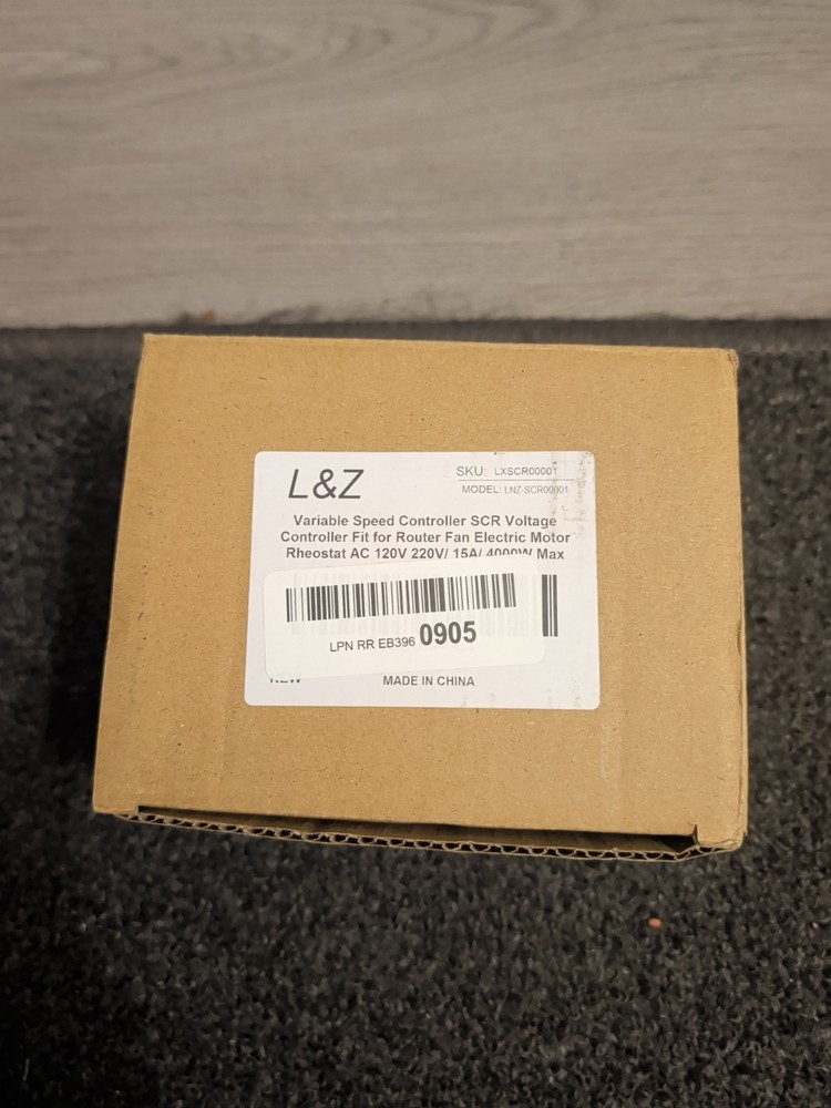 L&Z Variable Speed Controller LNZ-SCR00001