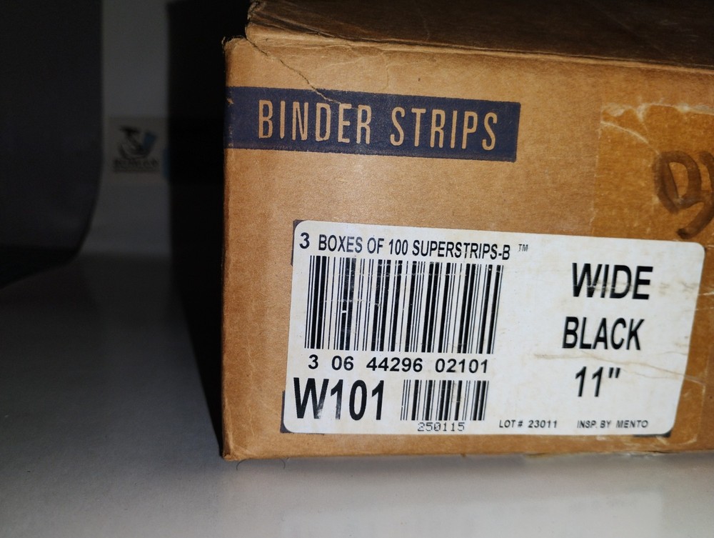 Wide Black 11" Superstrips