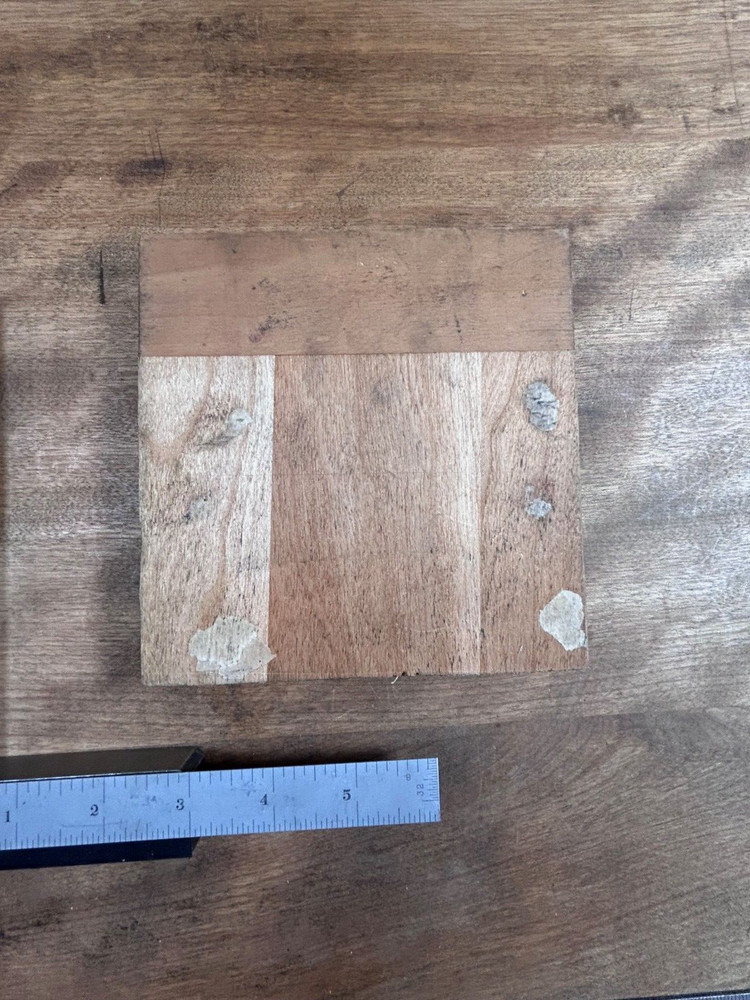 Vintage Large "FILE" Letterpress Printer Block Stamp 6" Diagonal