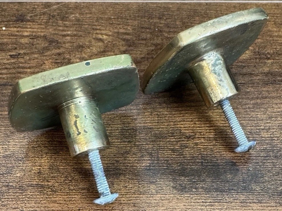 Evelyn Ackerman Large Brass and Inlaid Pulls