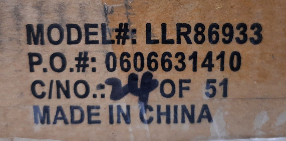 Lorell Contemporary Reception Collection Adjustable Metal Base Gray LLR86933