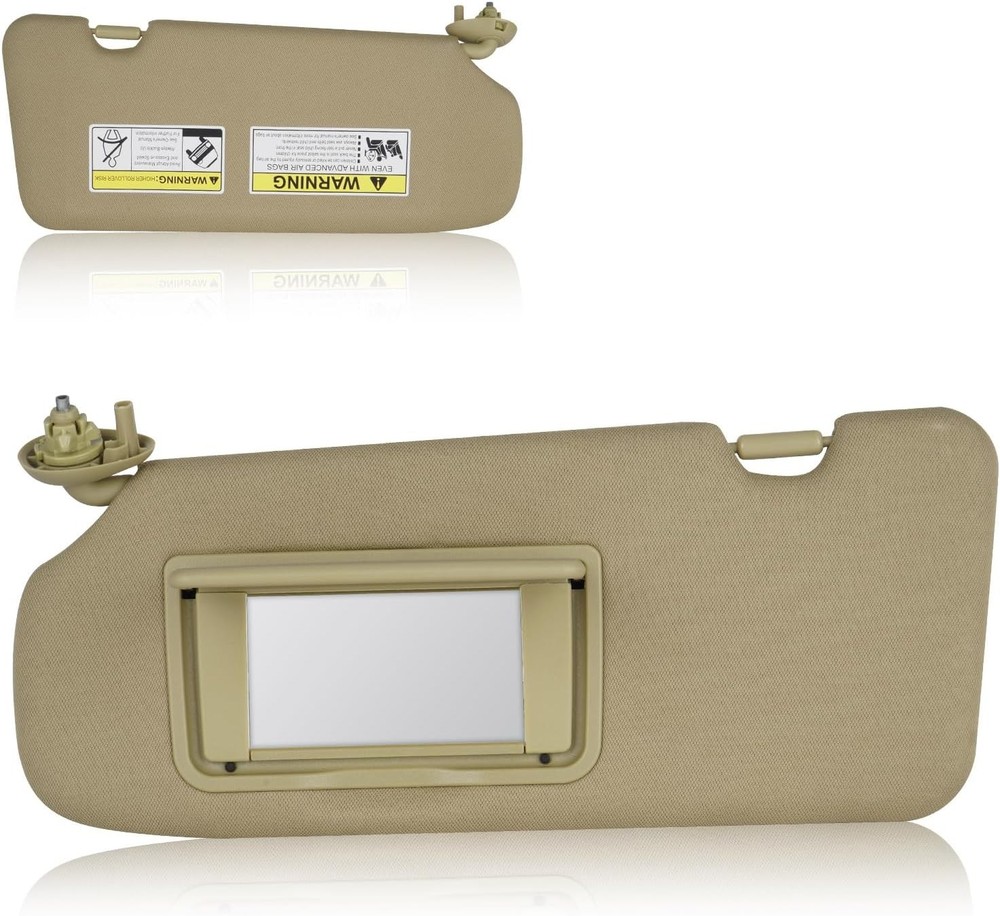 Sun Visor for Honda CRV 2017-2022 Without Light, Left Driver Side Beige SunVisor