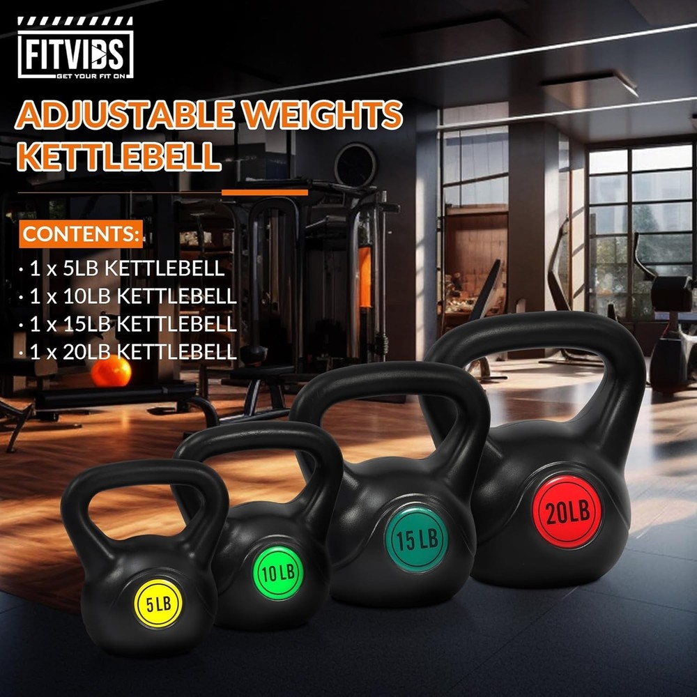 Kettlebell Sets Piece Strength Training KettleBells Weight Set