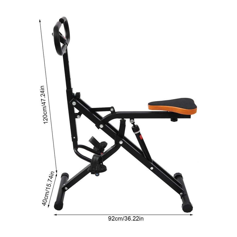 Trainer Rowing Machine For Ab Workout Glutes 264lbs Adjustable Squat Machine USA