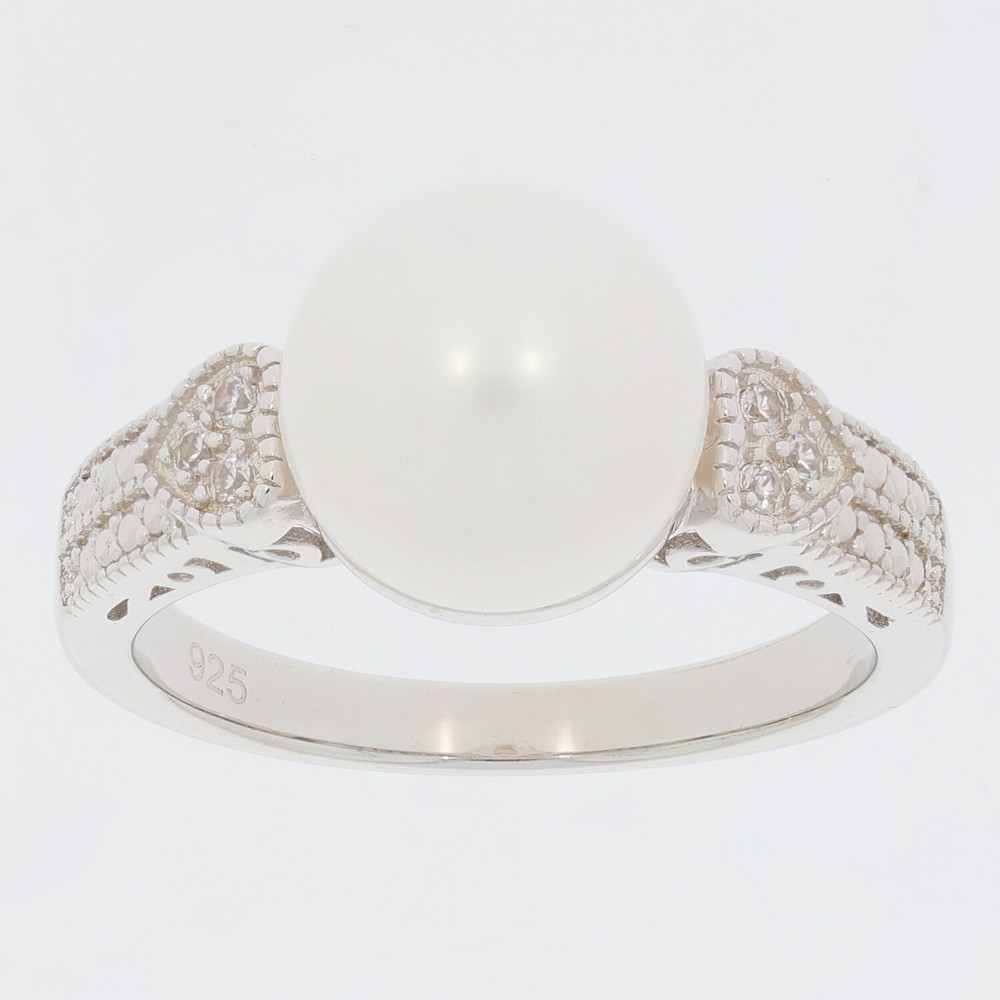 Sterling Silver Semi Mount Ring Setting Round RD 10x10mm