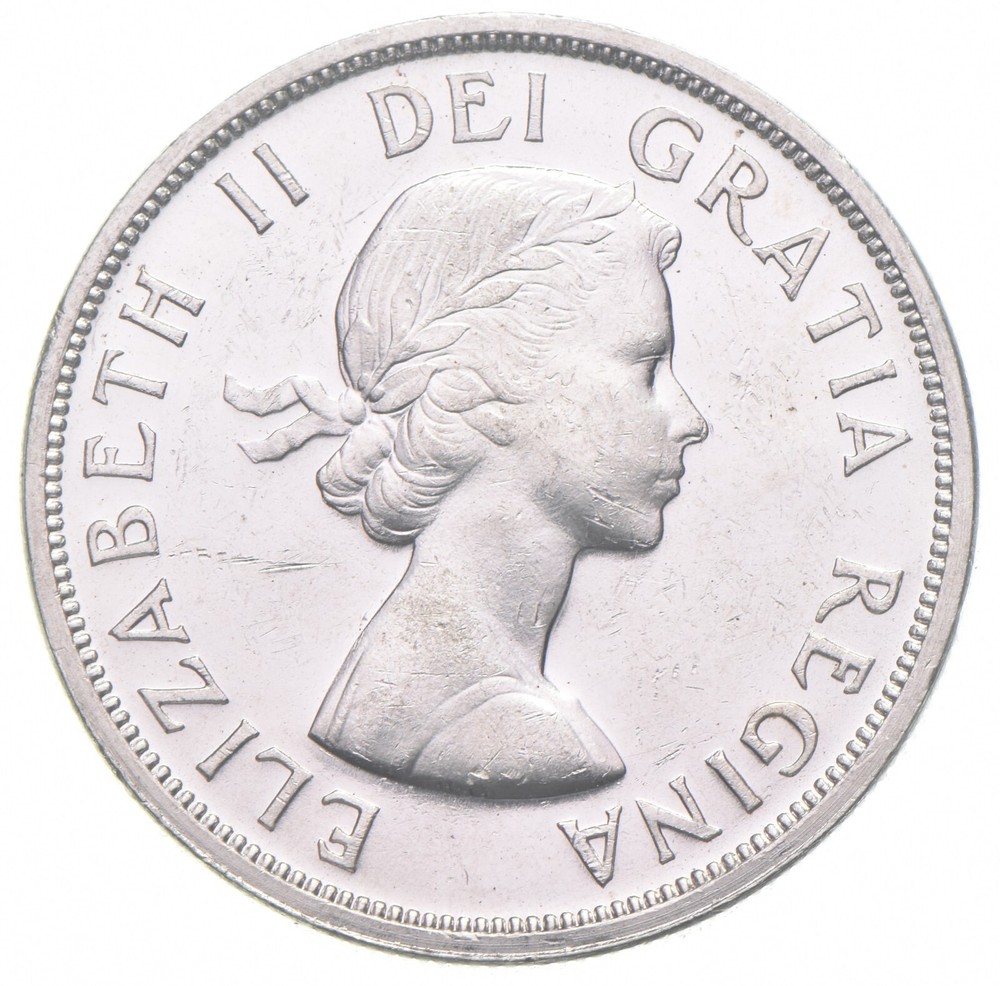 1959 80% Silver Canadian Canada Silver Dollar