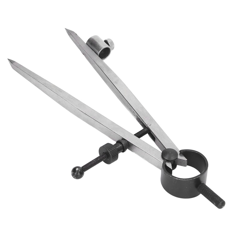 Wing Divider Gauge Carbon Steel Adjustable Angle Lockable Scribing Tool For