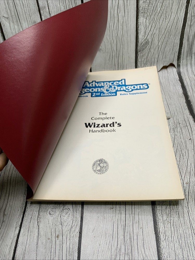 AD&D Advanced Dungeons & Dragons 2nd Edition The Complete Wizards Handbook