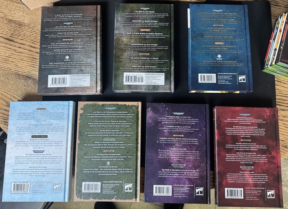 Warhammer Store Anniversary Book Collection - OOP Limited Complete Collection
