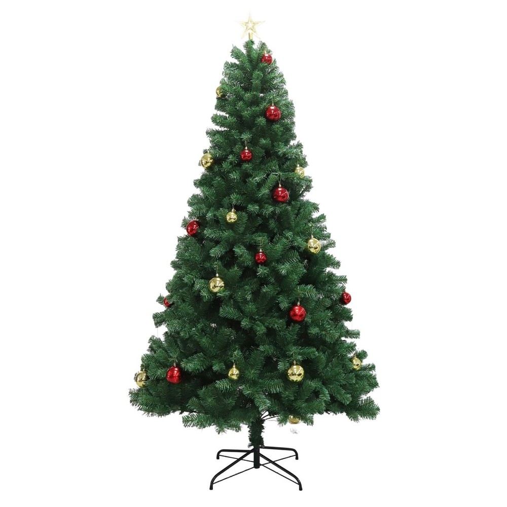 PreLit Artificial Christmas Tree 6FT/7FT with Remote Control ＆ Decorations