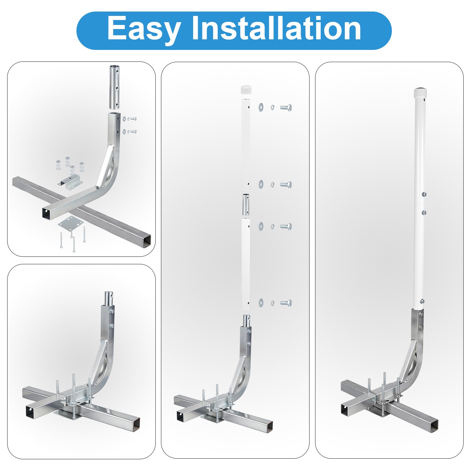 Boat Trailer Guide 31"-48" Adjustable Design, Boat Trailer Guides Poles Kits