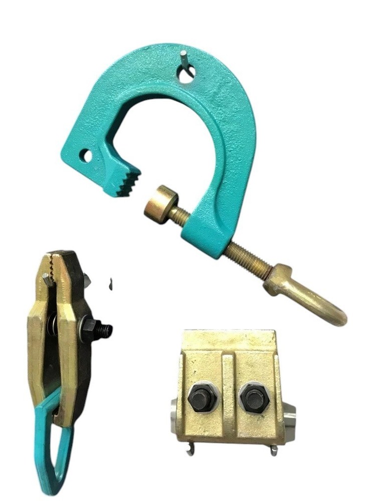 SET#44 - 12 HEAVY DUTY AUTO BODY FRAME MACHINE PULLING TOOLS CLAMPS MEGA PACK