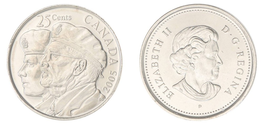 Canada 25 Cents, 2005, KM #535, Mint, Commemorative