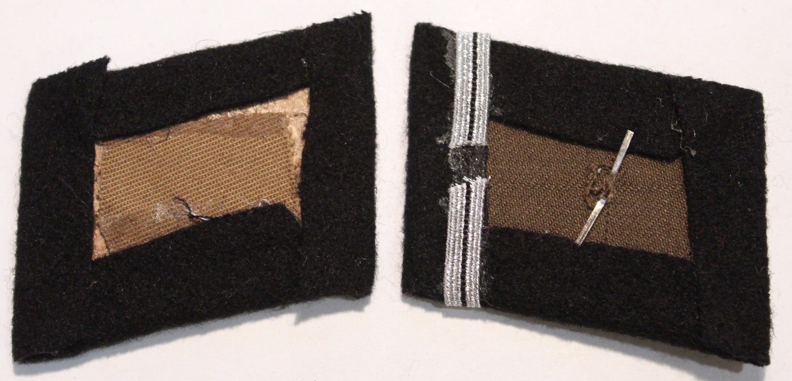 WW2 German Elite NCO Sharfuhrer collar tab set