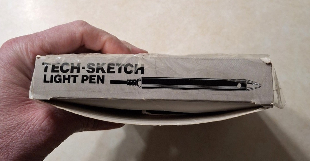 Tech Sketch Light Pen for Commodore 64 Atari C64 Micro Illustrator MDW NO DISK